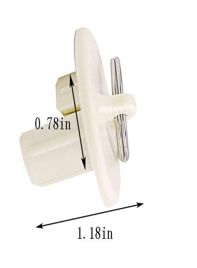 Forieru 8-Pack Blinds End Caps with Pull Rings - Durable Plastic Replacement End Caps for Roller Shades, Universal Fit Outdoor/Indoor Sun Shades & Window Blinds Accessories - Beige Cord Lock - Image 2